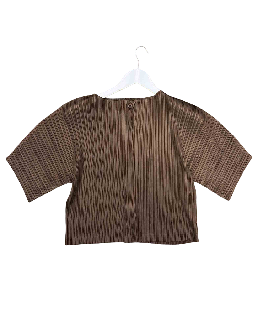 Size XS | Alpha60 Brown Pleated Top