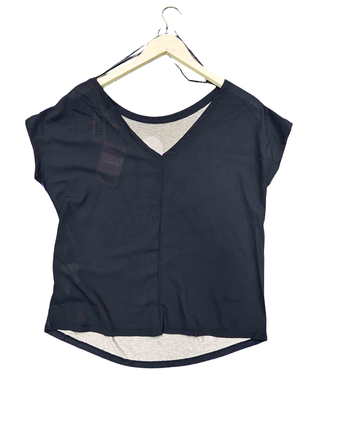 Size L | Desigual Navy Graphic Top With Tags