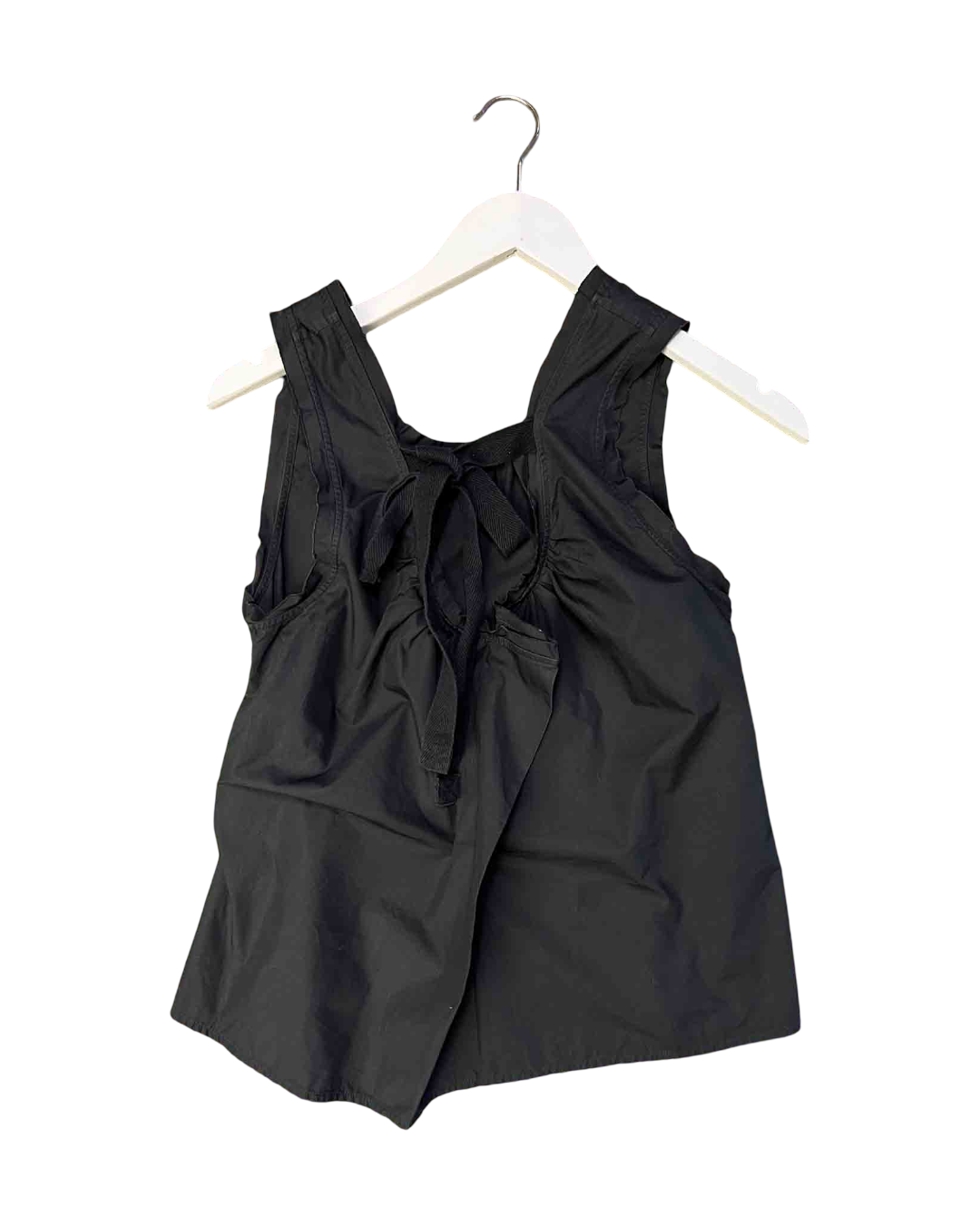 Size M | Lee Mathews Black Wendy Scoop Neck Blouse