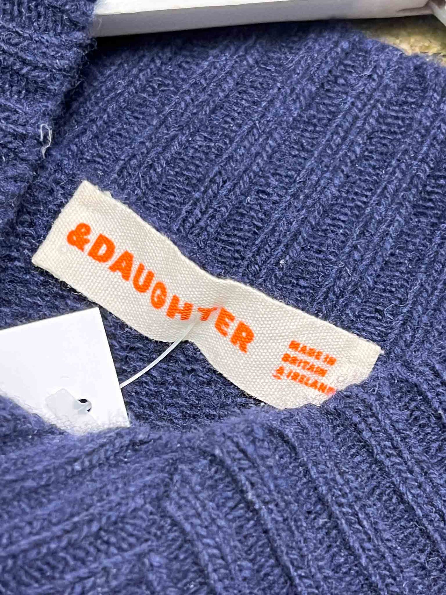 Size XS | &Daughter Navy Merino/ Cashmere Vest