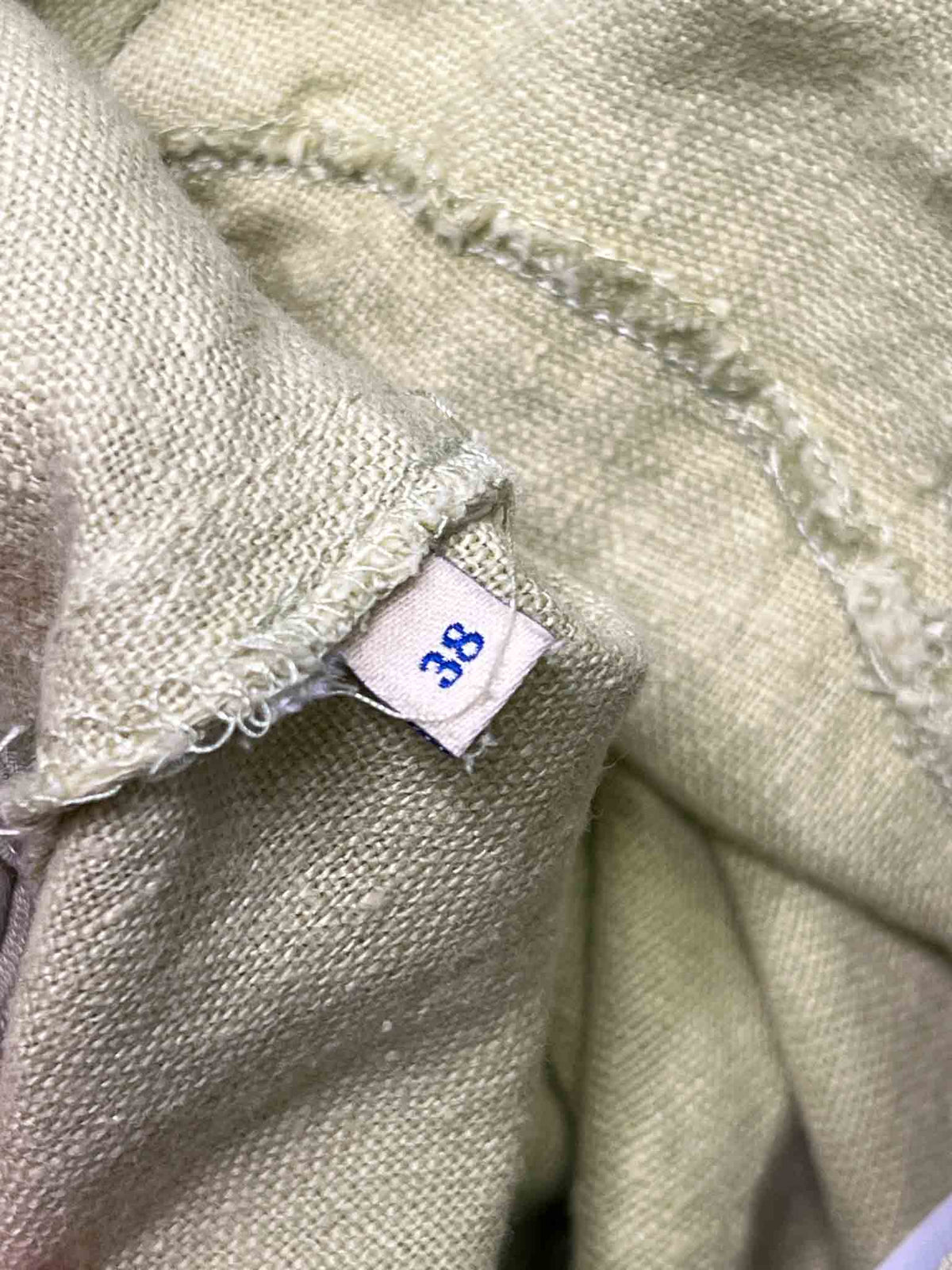 Size 38 (10) | Paloma Wool Pastel Lime Linen Dolar Pants