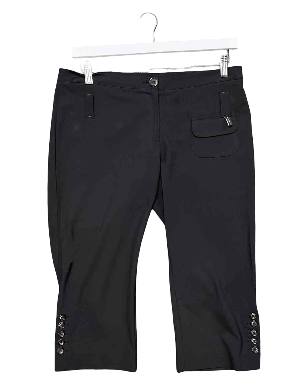 Size 40 (12) | Cop Copine Black Y2K Capris