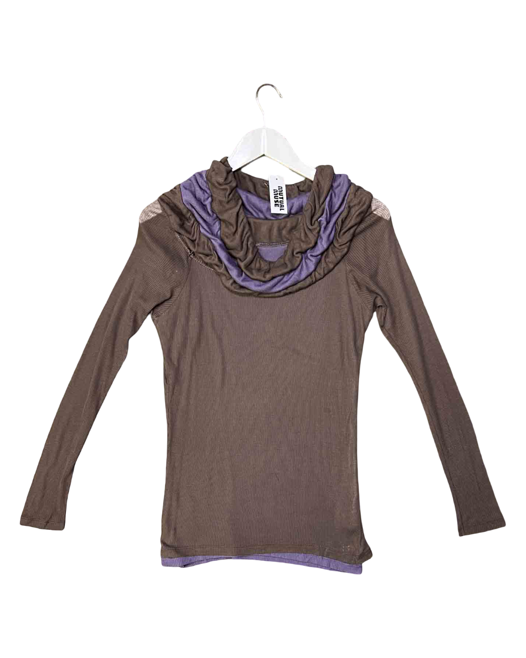 Size 3 (M) | Cop Copine Brown Longline Top