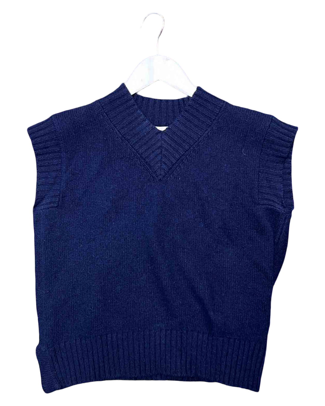 Size XS | &Daughter Navy Merino/ Cashmere Vest