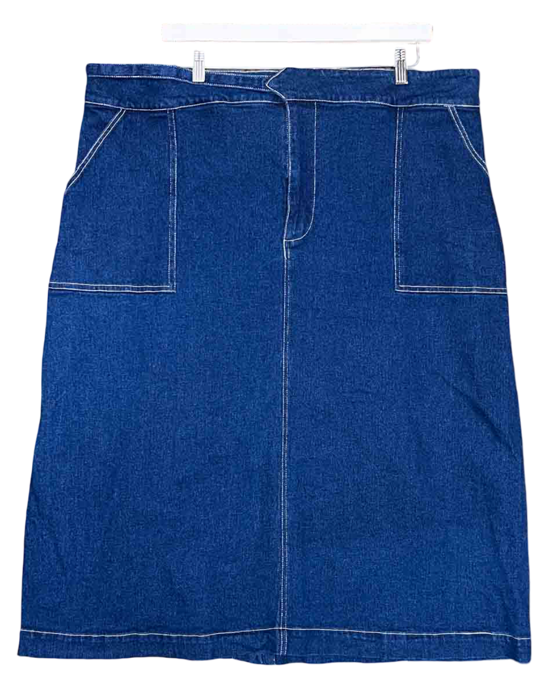 Size 22 | Nancybird Blue Denim Midi Skirt