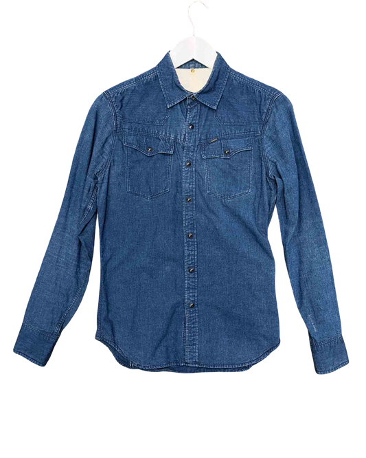 Size XS | G-Star Raw Blue Chambray Shirt