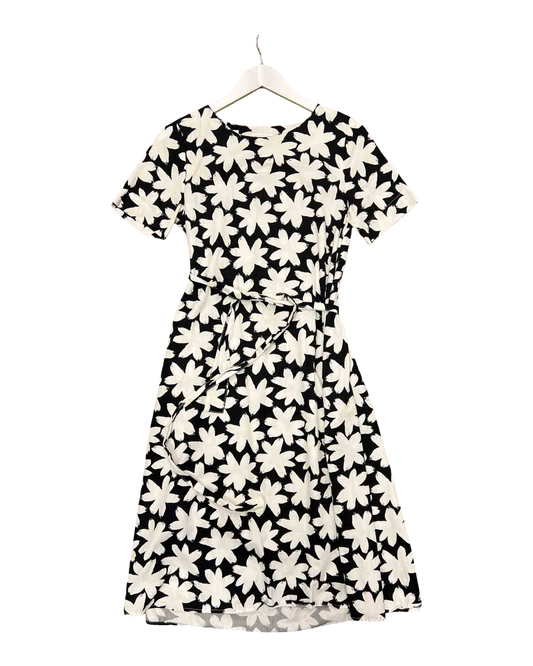 Size XXS | Kowtow Flower Print Cotton Dress