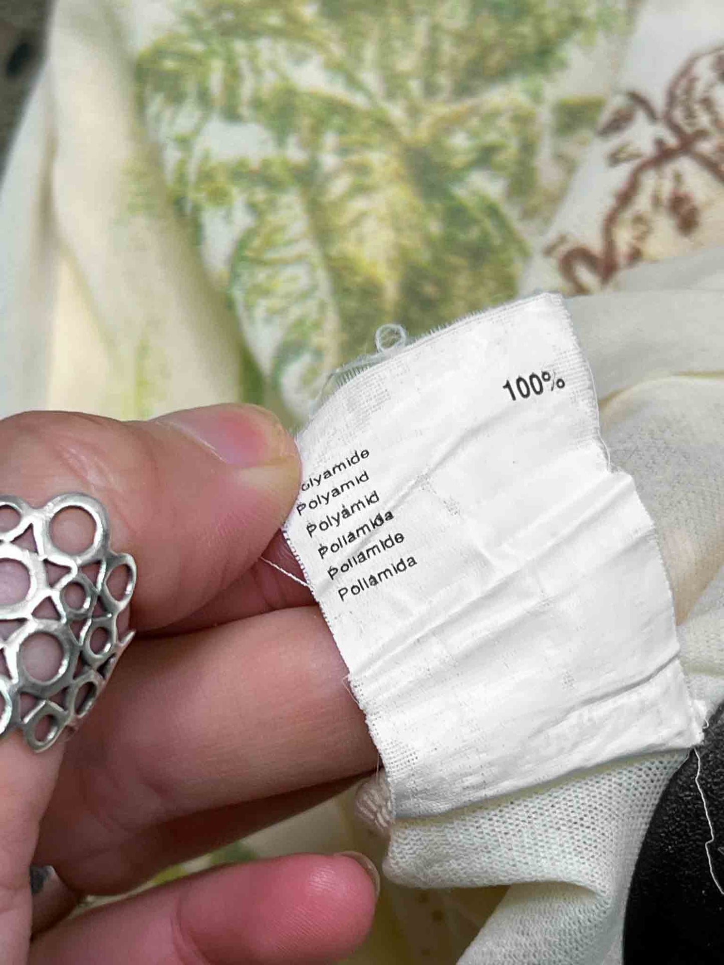 Size 40 (L) | IKKS Cream Layered Mesh Tank Top