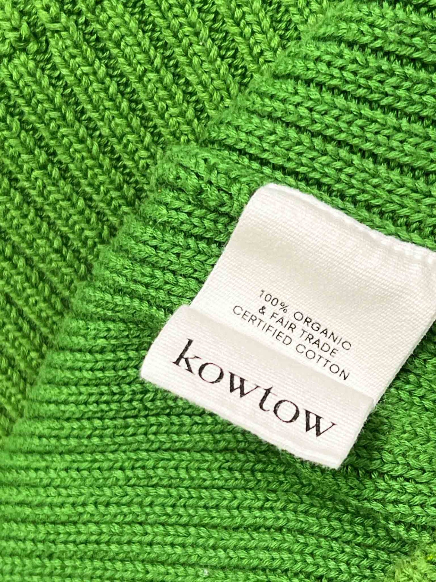 Size XS | Kowtow Green Organic Cotton Knit Jumper