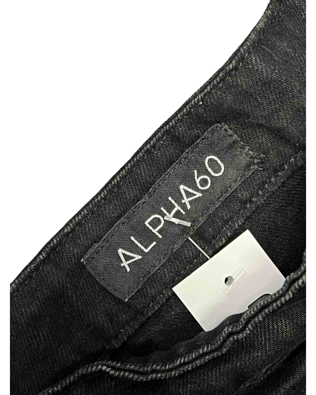 Size 10 | Alpha60 Black Denim Midi Skirt