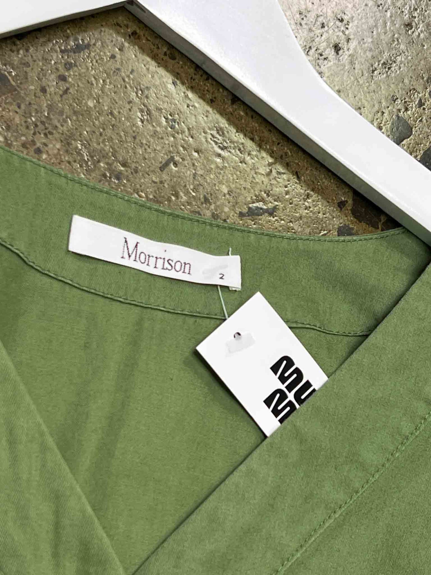 Size 2 (10) | Morrison Green Cotton Midi Shirt Dress