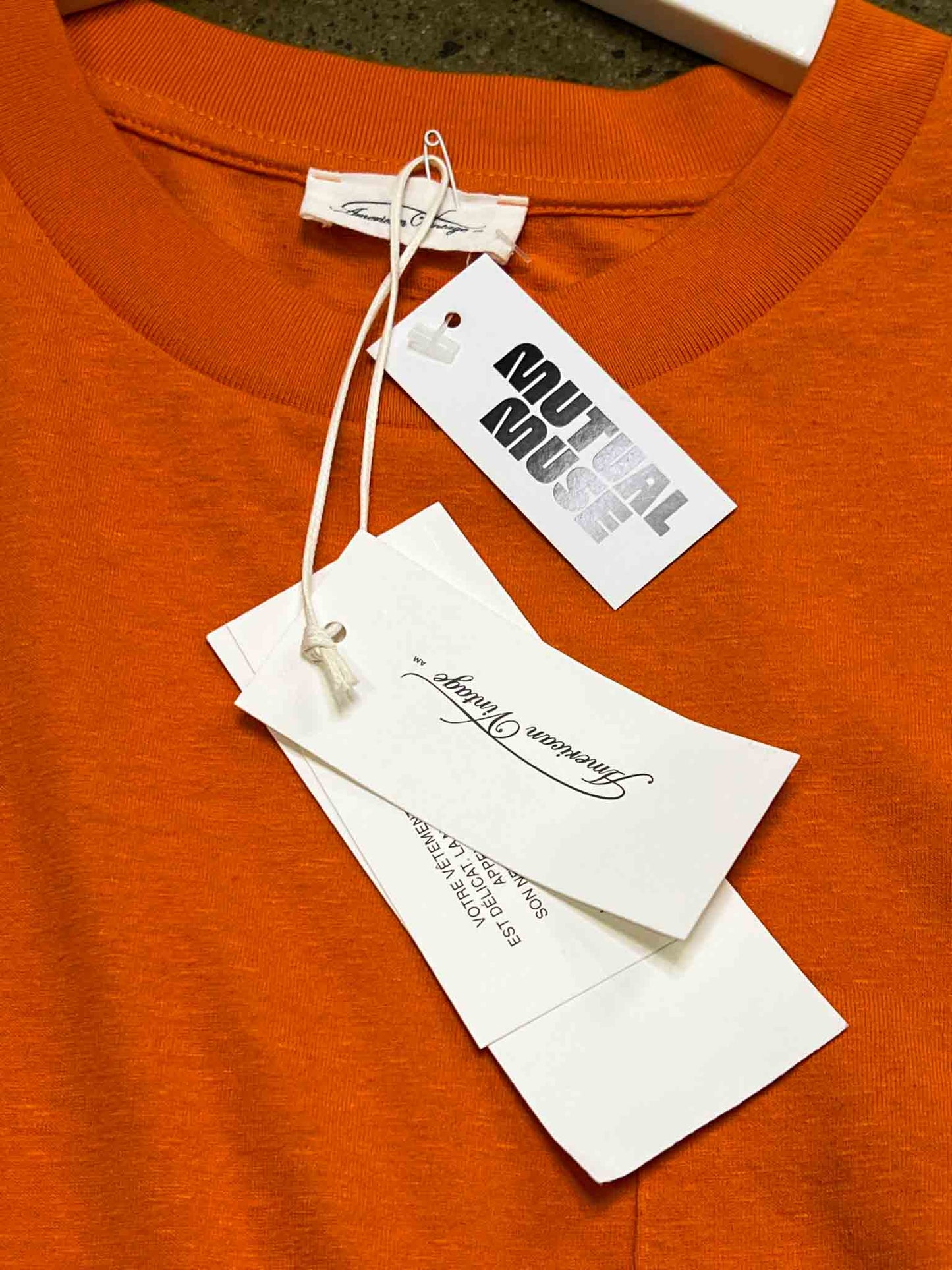 Size M | American Vintage Seyes Pumpkin T-Shirt NWT