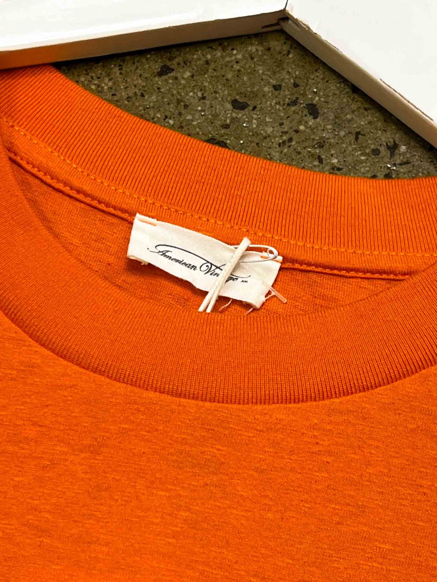 Size M | American Vintage Seyes Pumpkin T-Shirt NWT