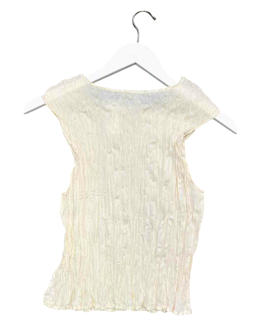 Size XS | Alpha60 Cream Textured Tank Top