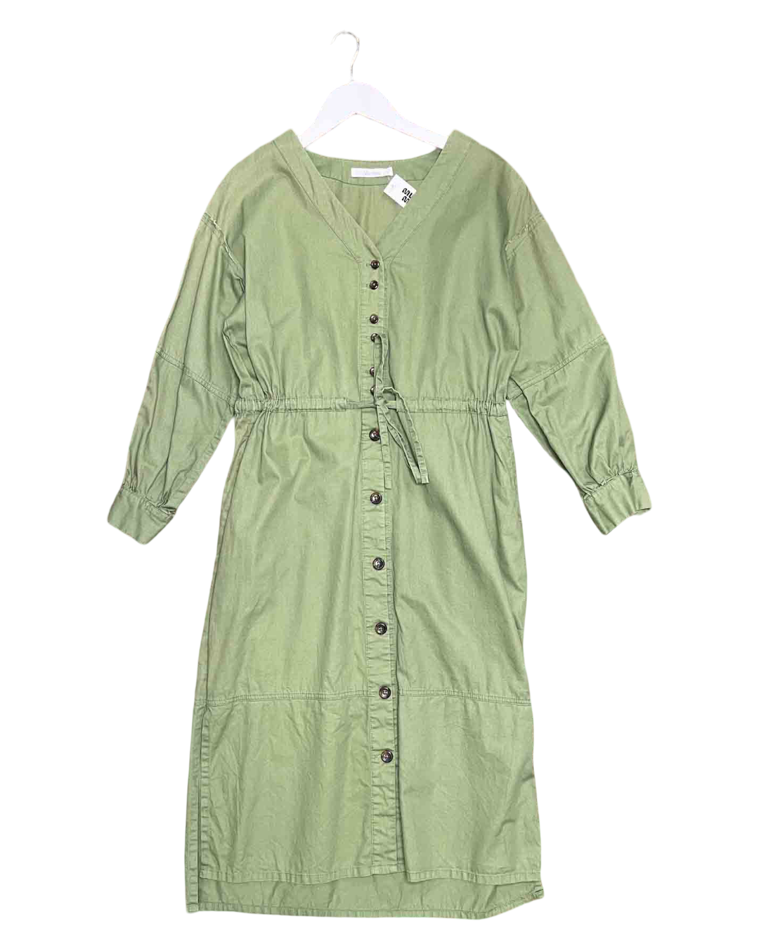 Size 2 (10) | Morrison Green Cotton Midi Shirt Dress