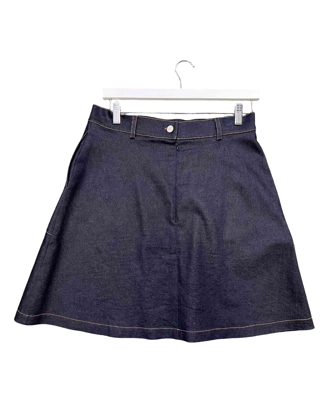 Size 12 | Kuwaii Navy A-line Skirt