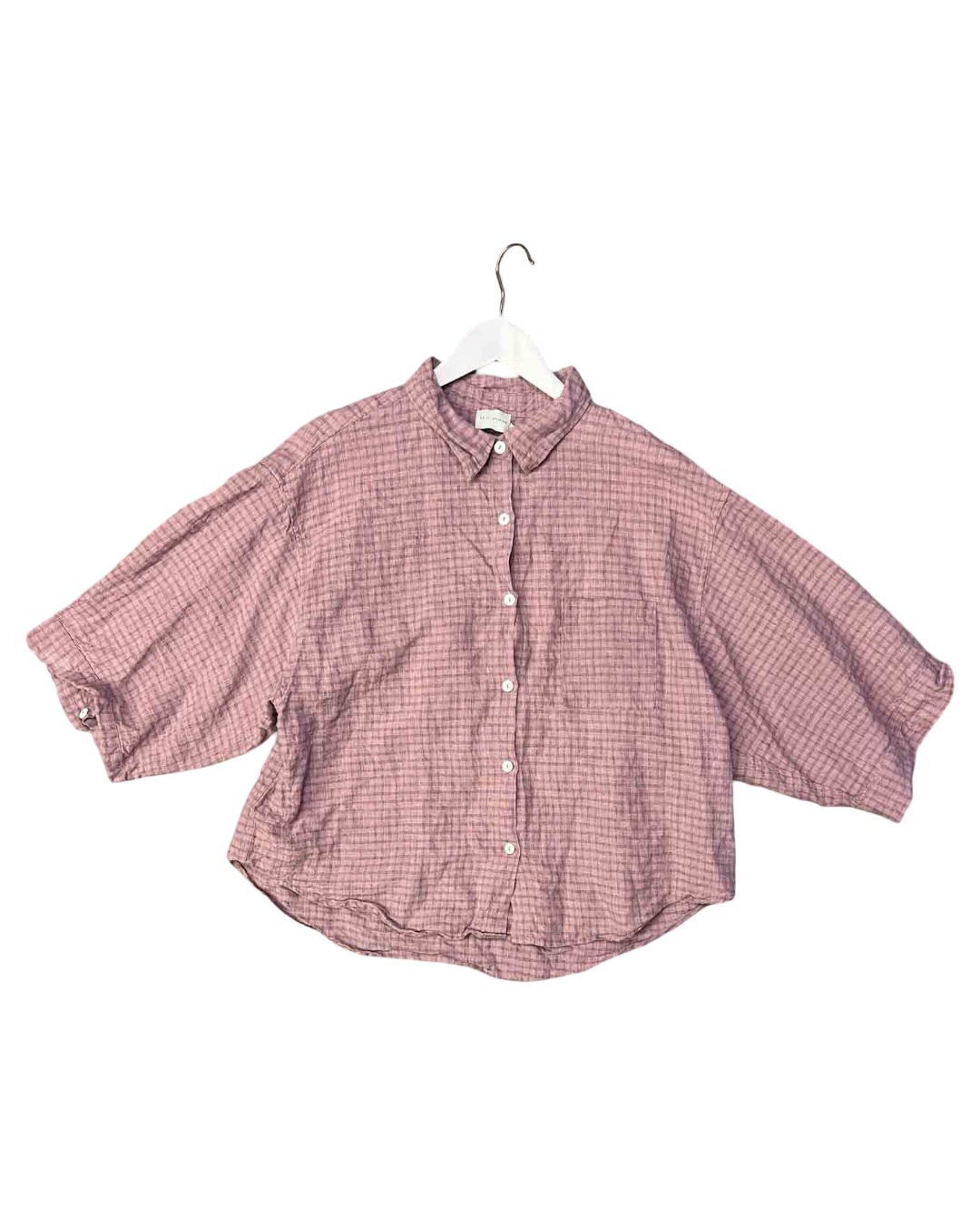 Size M | Deiji Studios Linen Check Shirt