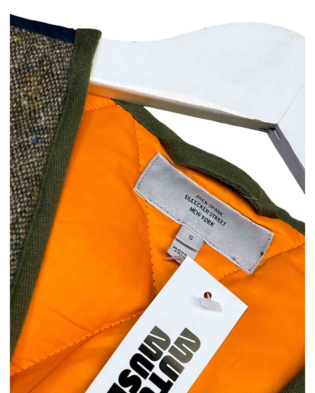 Size S | Jack Spade Wool Blend Down Vest