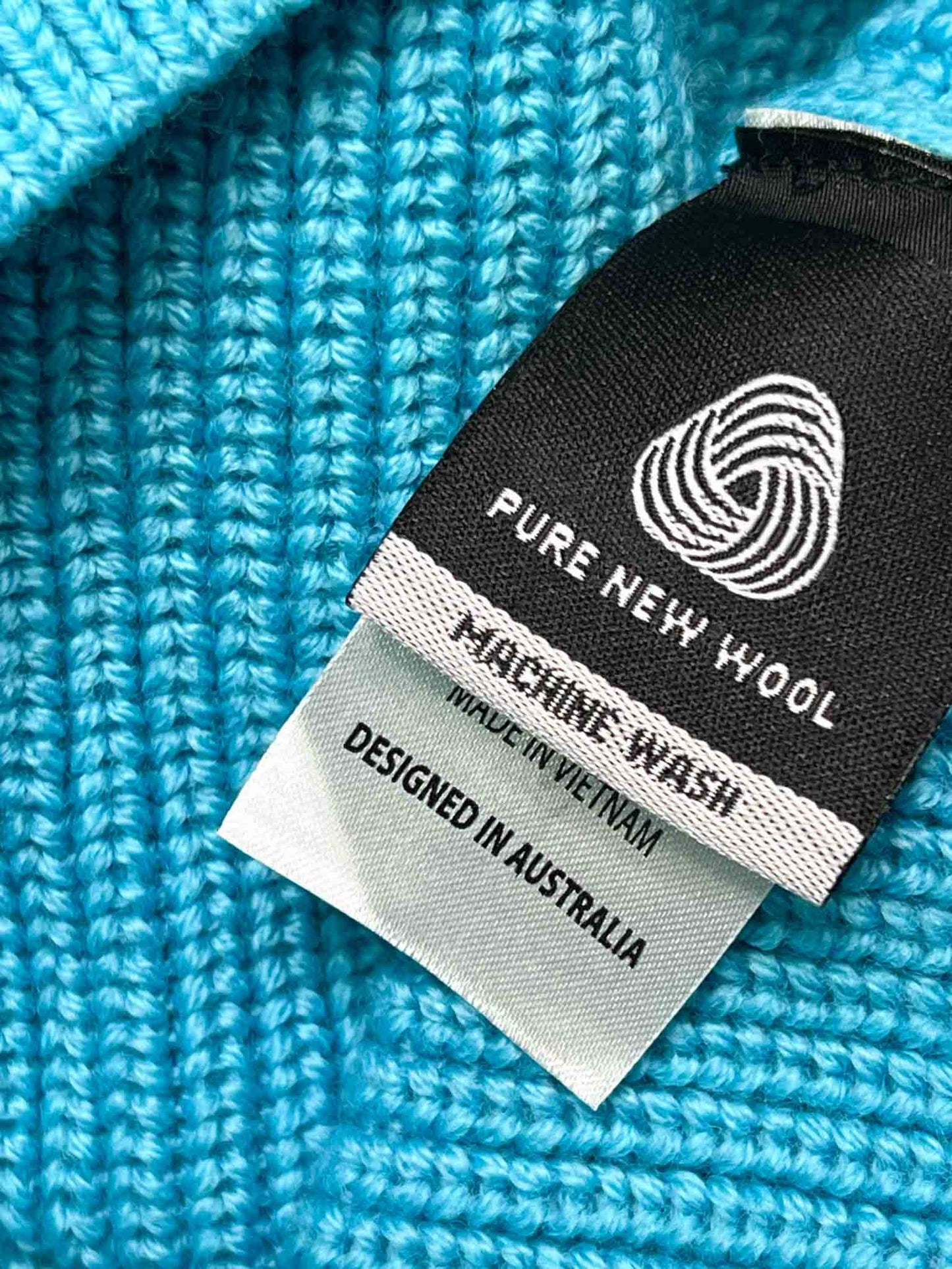 Size M | McIntyre Blue Wool Knit Vest