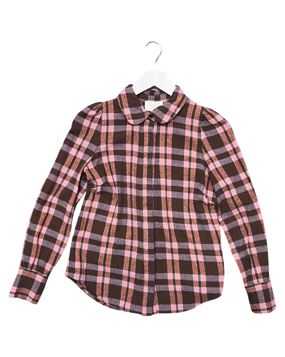 Size 8 | Leonard St Cotton Fleece Peter Pan Top