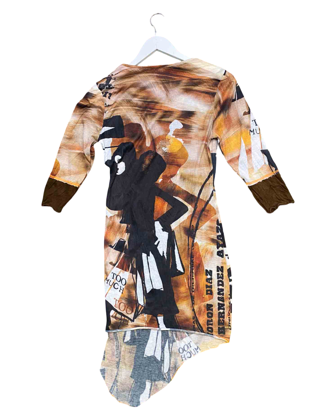 Size S | Seven Sisters Brown Asymmetrical  Dress