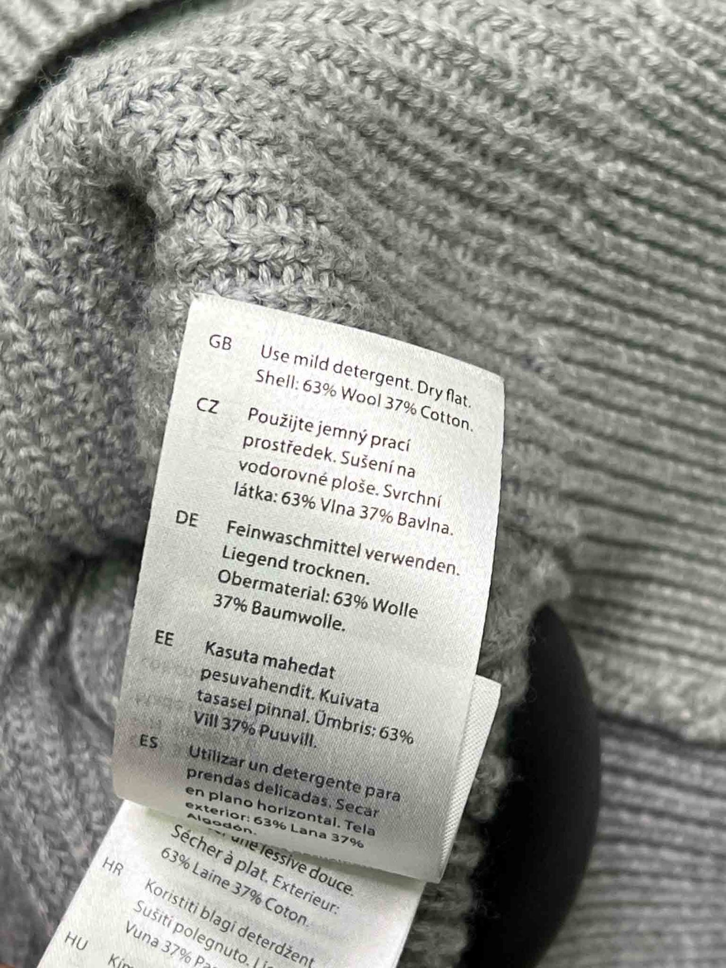 Size S | COS Grey Rollneck Knit Jumper