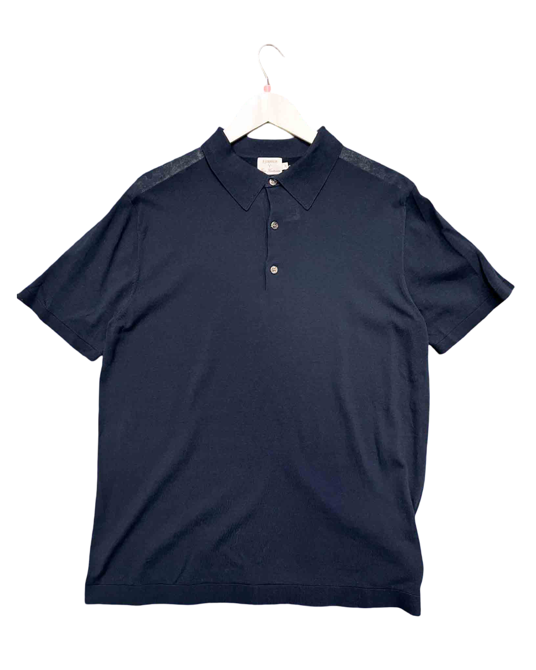 Size M | P Johnson Navy Collared Shirt
