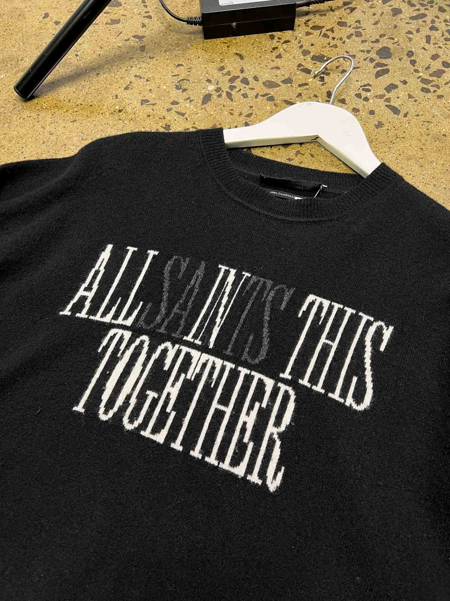 Size S | All Saints "Together" Cashmere Knit Crewneck Jumper