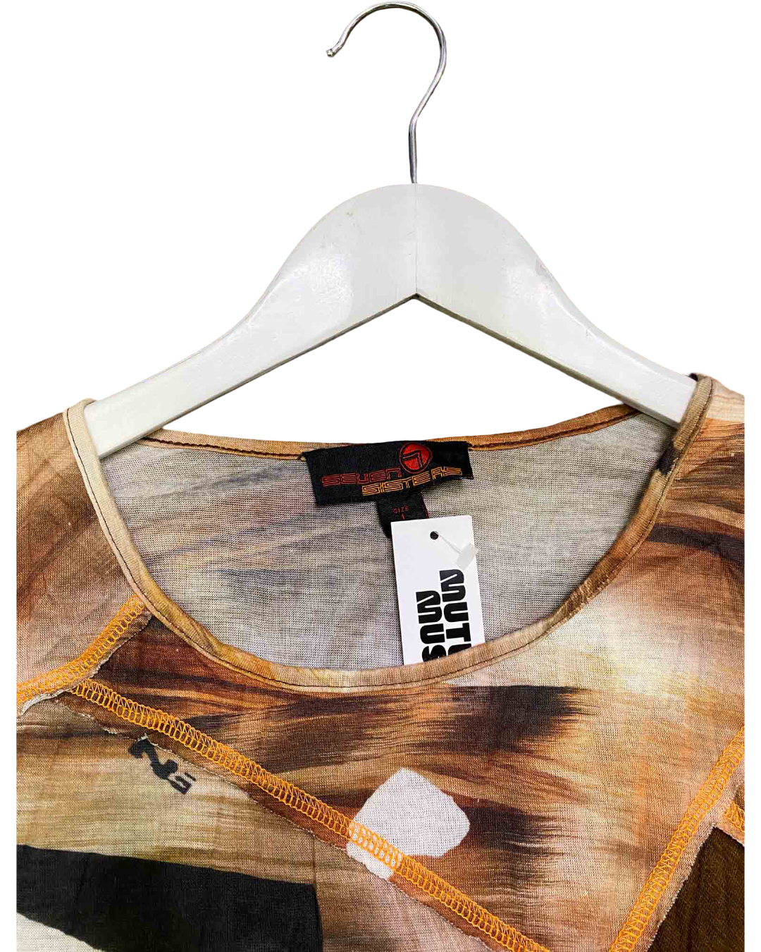 Size S | Seven Sisters Brown Asymmetrical  Dress