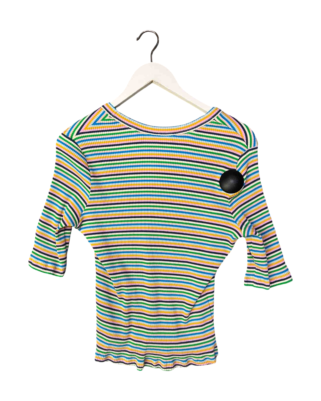 Size 16 | OBUS Striped 3/4 Sleeve Top