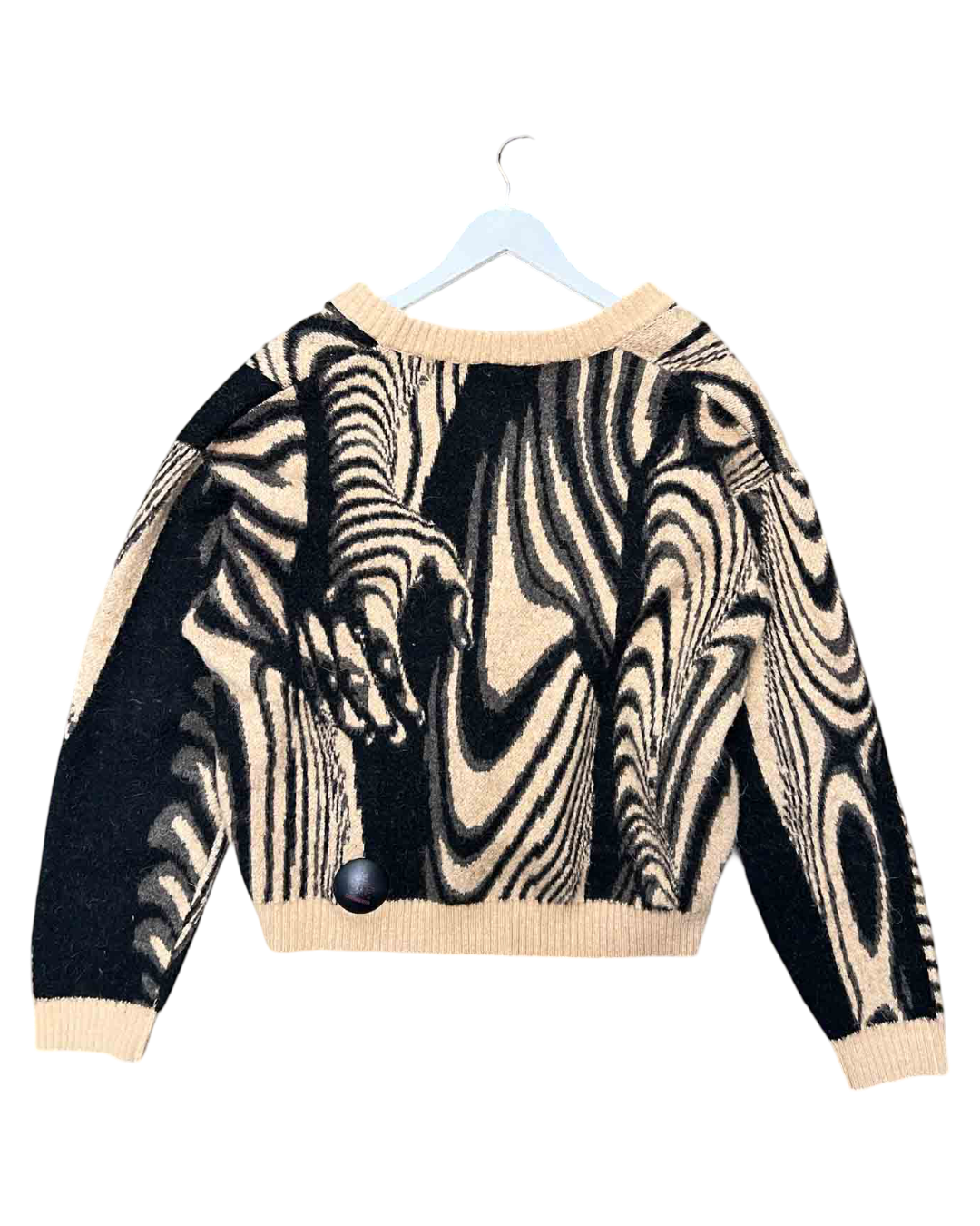 Size L | PAM Moire Knit Cardigan