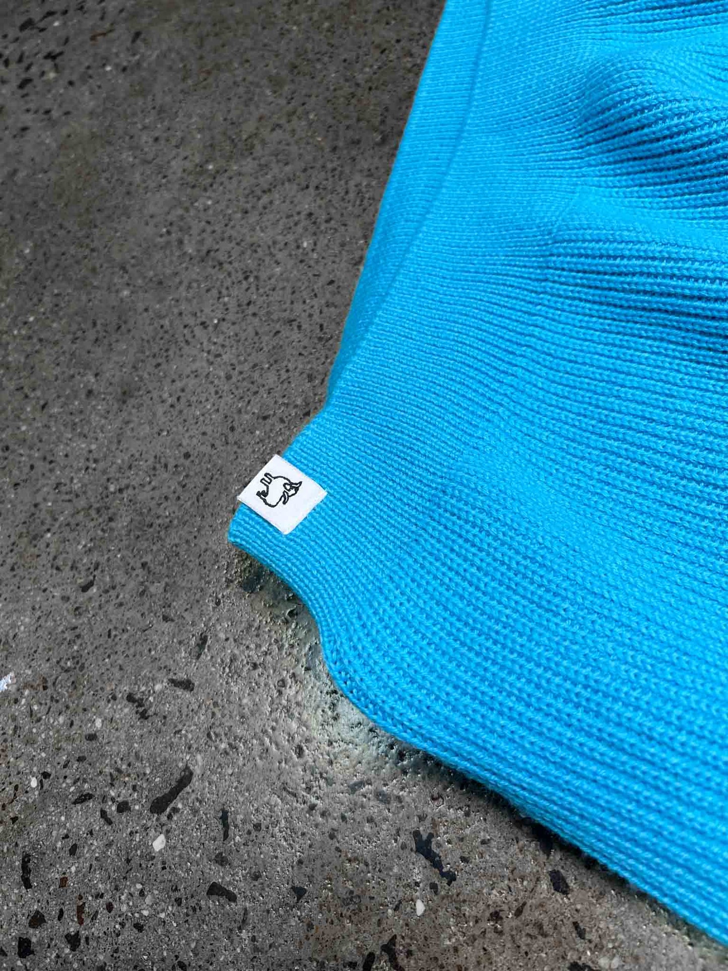 Size M | McIntyre Blue Wool Knit Vest