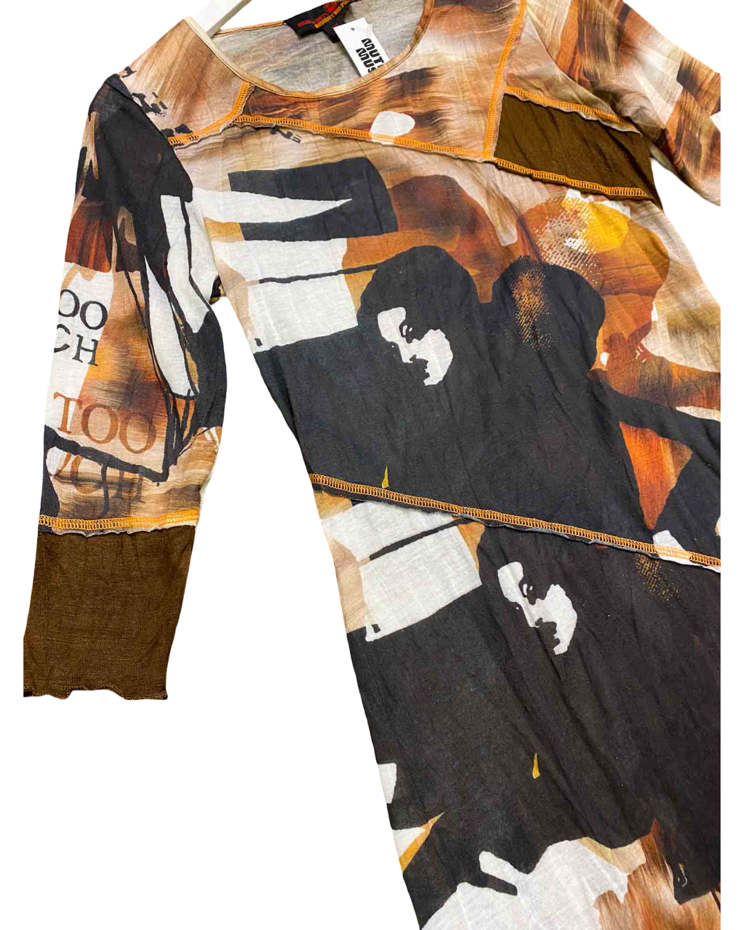 Size S | Seven Sisters Brown Asymmetrical  Dress
