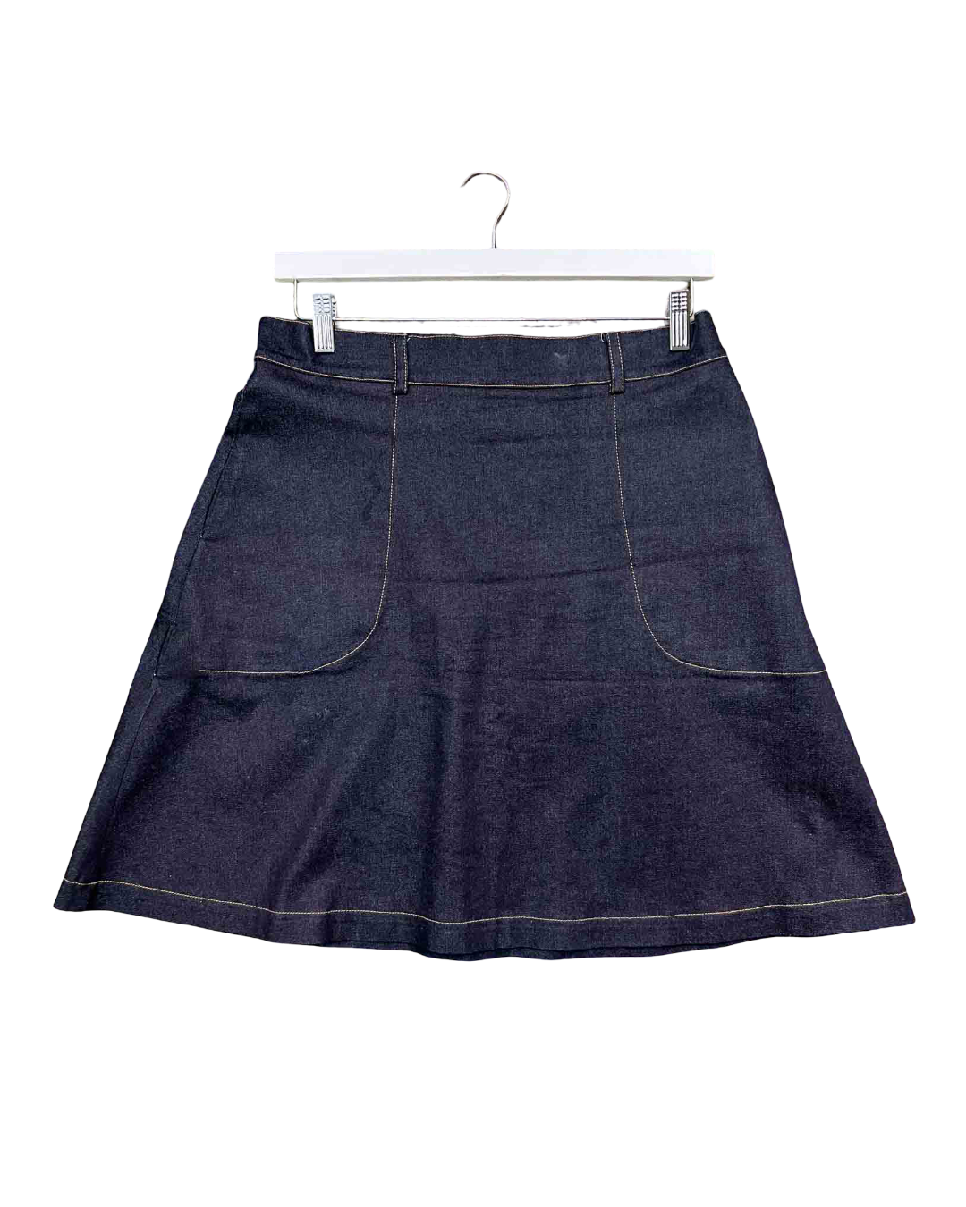Size 12 | Kuwaii Navy A-line Skirt