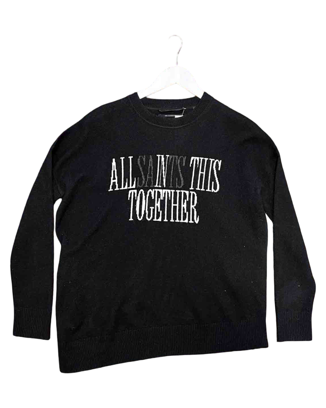 Size S | All Saints "Together" Cashmere Knit Crewneck Jumper