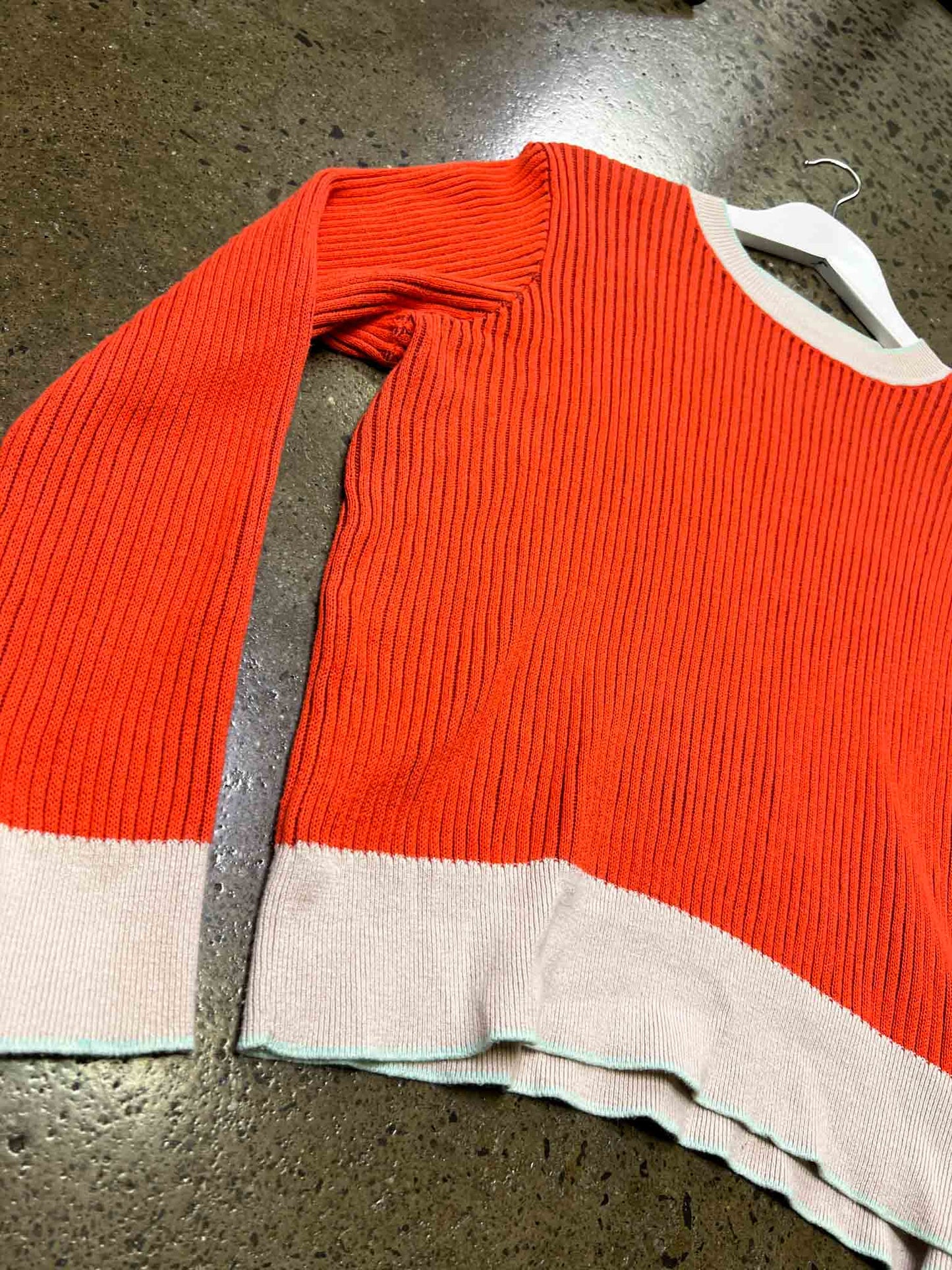 Size M | Kloke Orange Cotton Knit Jumper