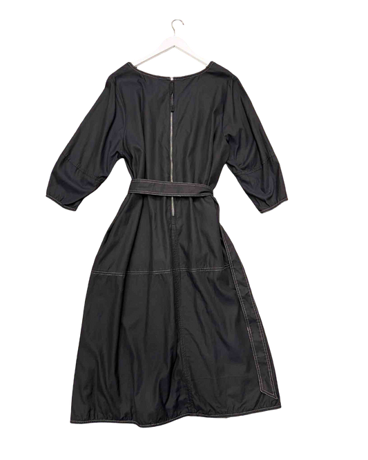 Size 18 | Commonry Black Contrast Stitch Dress