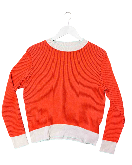 Size M | Kloke Orange Cotton Knit Jumper