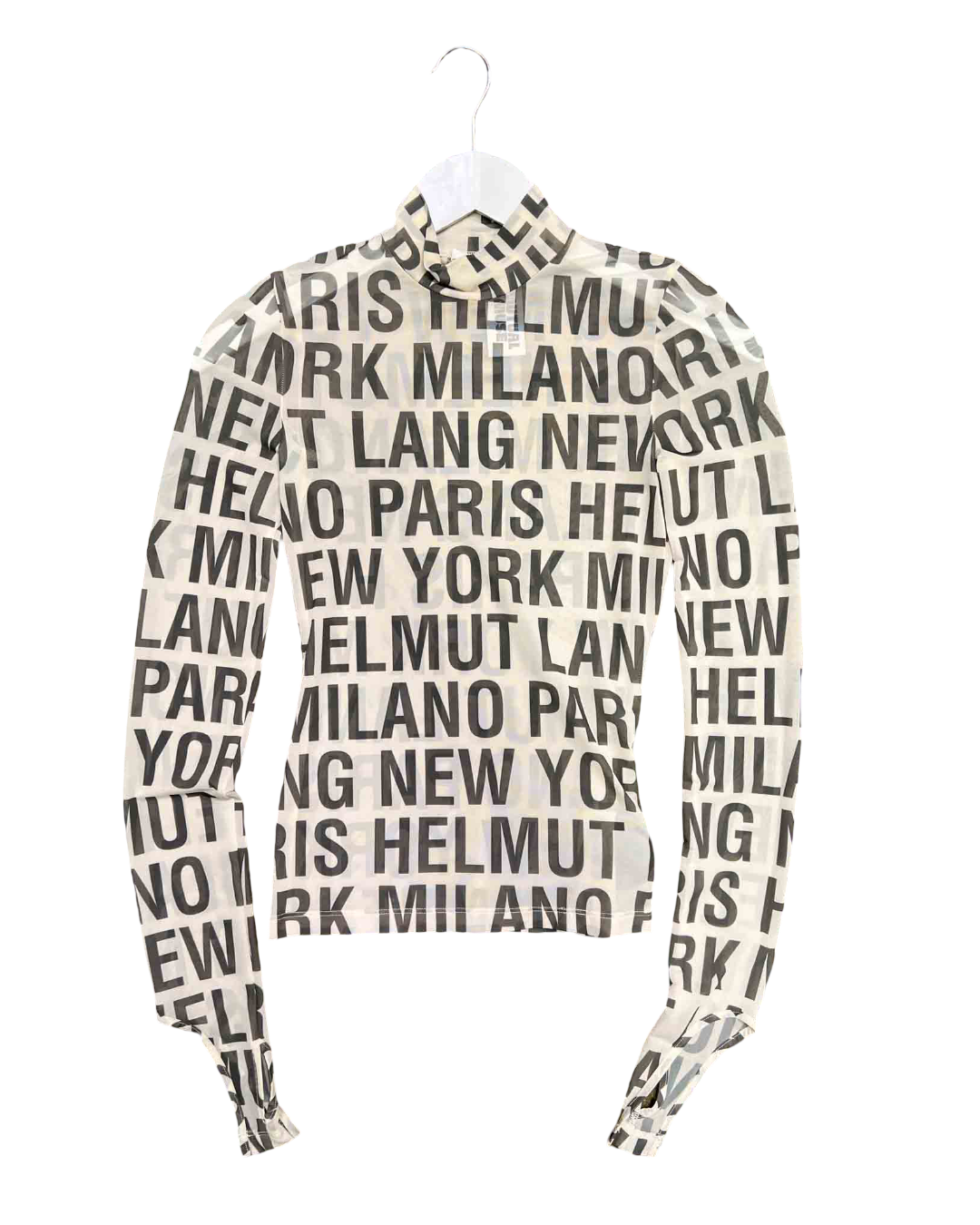 Size XS | Helmut Lang Mesh City Top
