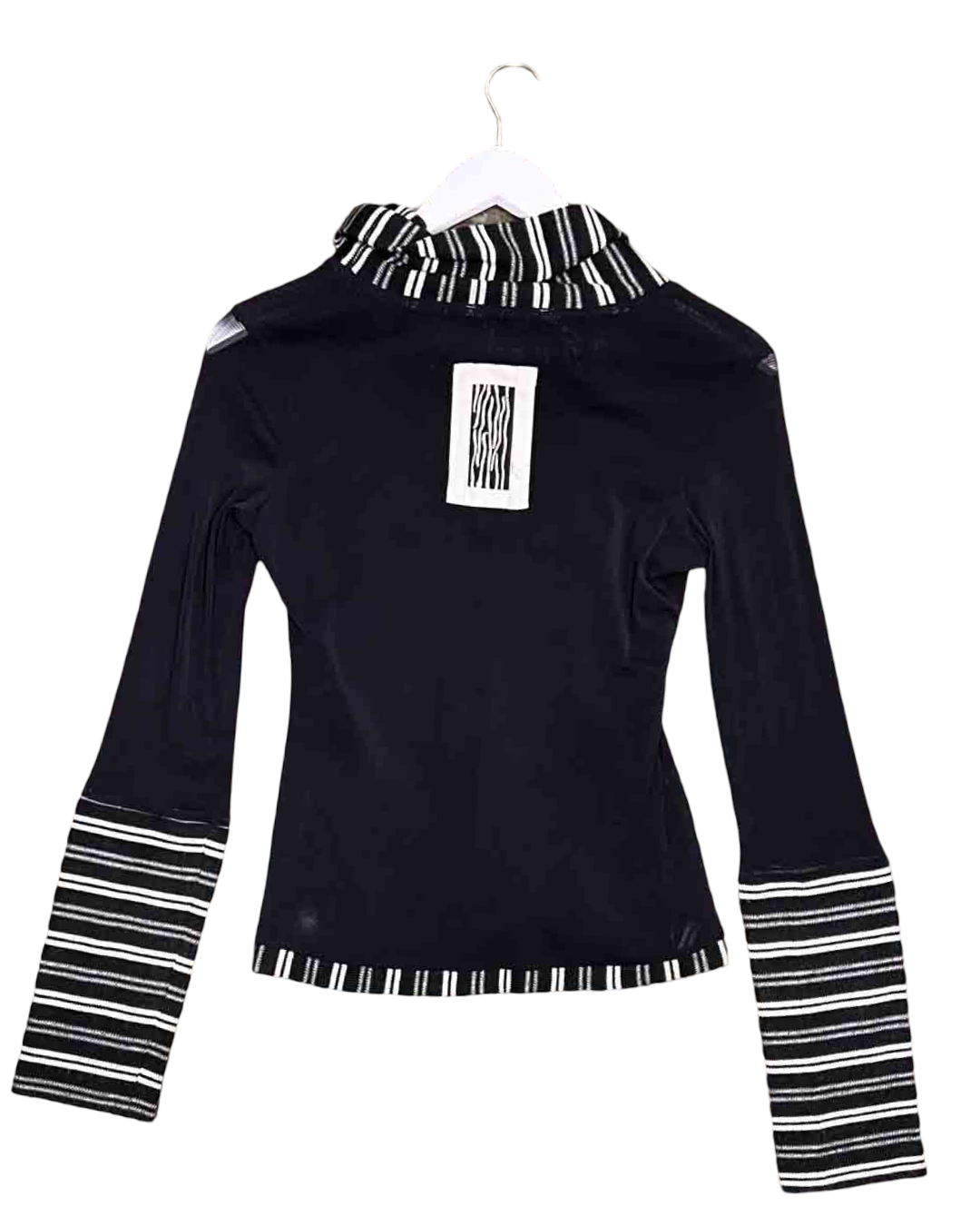 Size 8 | Gabriella Fratini Black Mesh Top