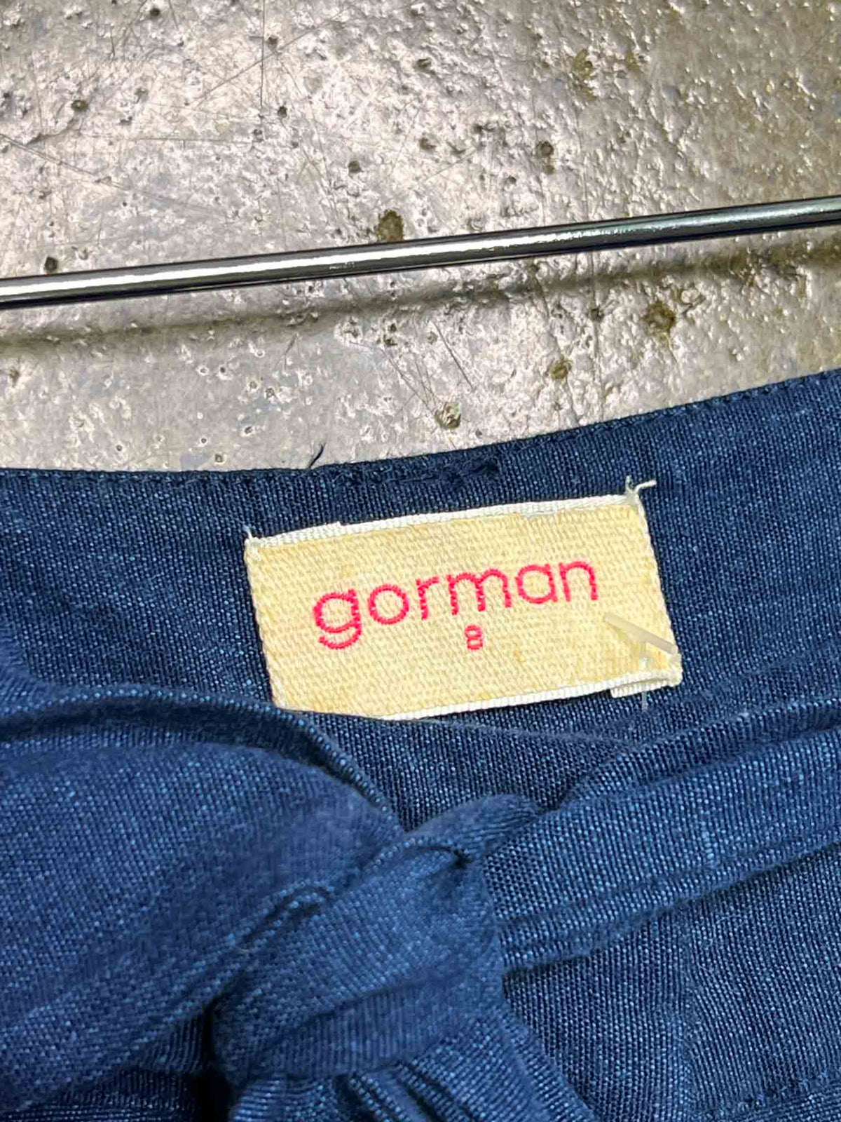 Size 8 | Gorman Pants Indigo Cotton Party Pants NWT