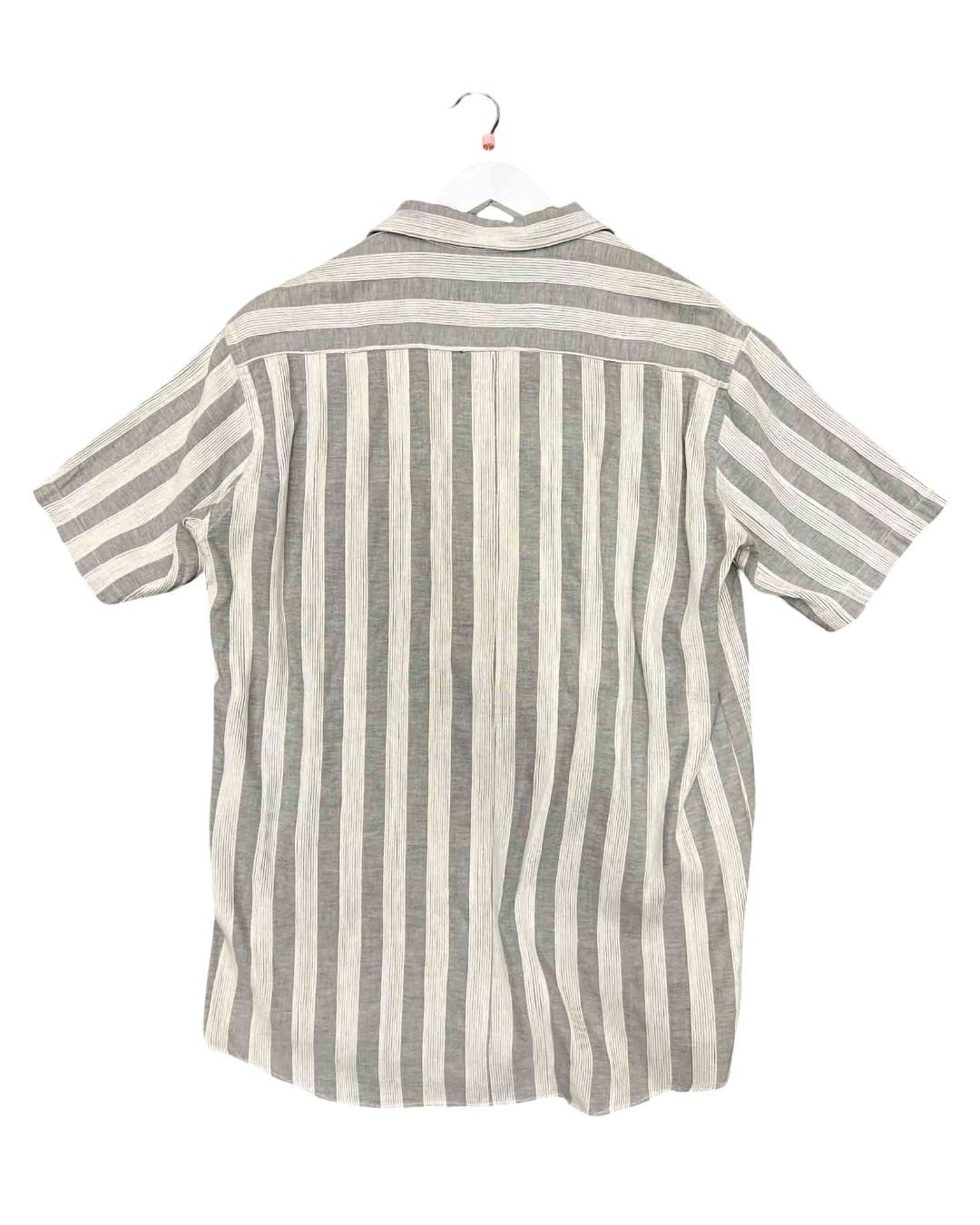 Size L | Y's for Men Grey Stripe Shirt