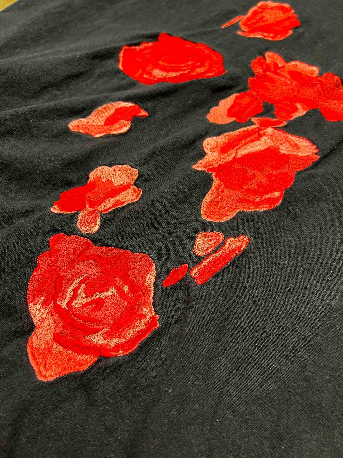 Size 48 (M) | Our Legacy Floral / Rose Embroidered T-shirt
