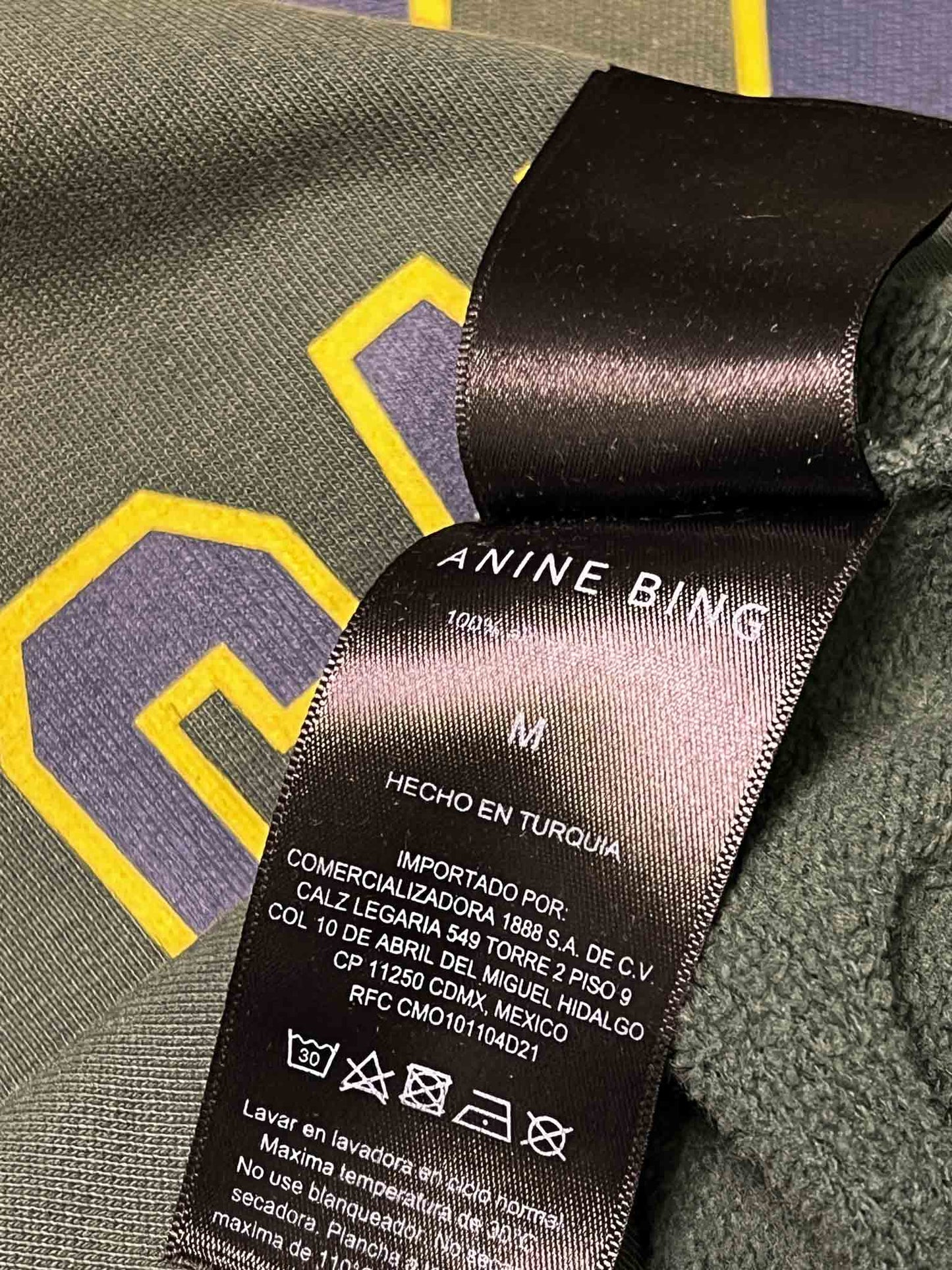 Size M | Anine Bing Jaci Sun Faded Organic Cotton Jumper