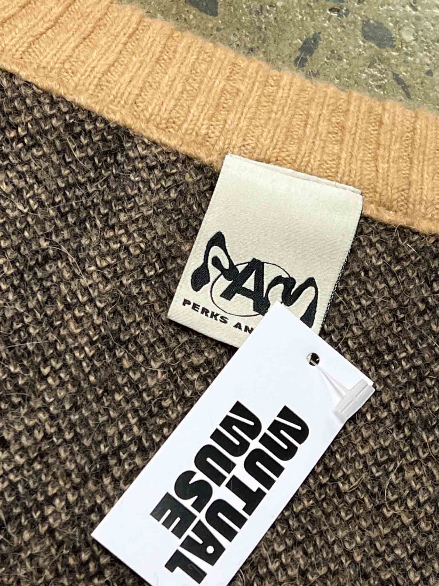 Size L | PAM Moire Knit Cardigan