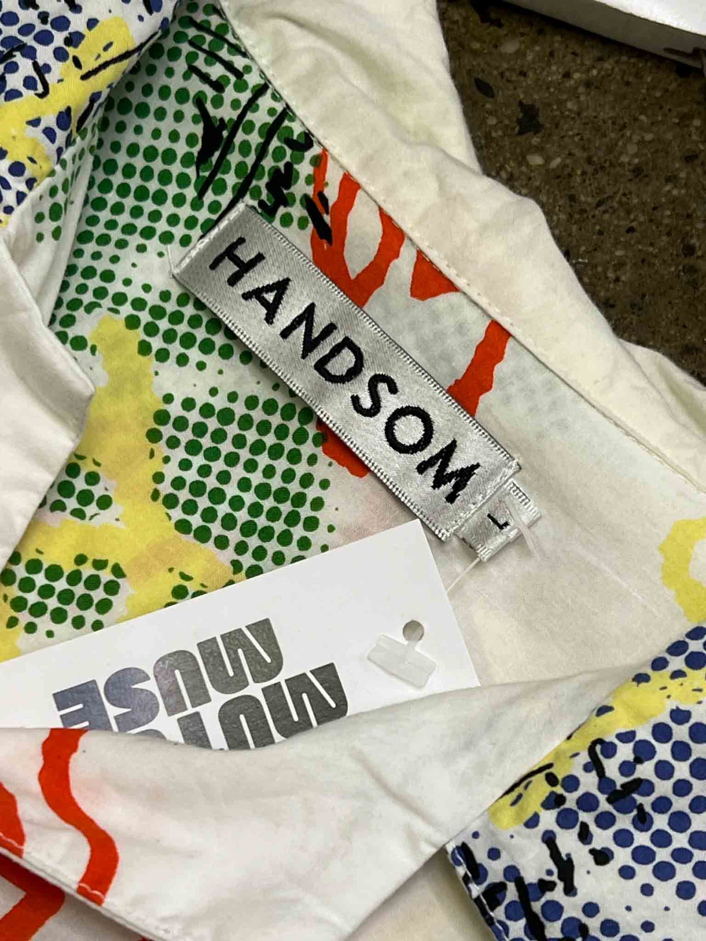 Size L | Handsom Cotton Squiggle Shirt