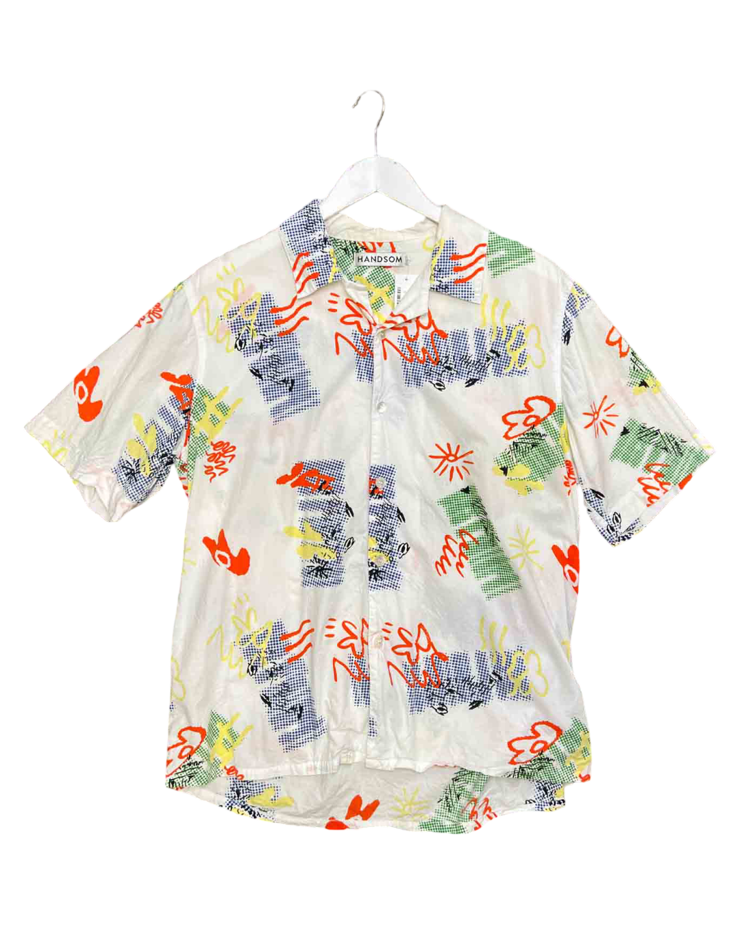 Size L | Handsom Cotton Squiggle Shirt