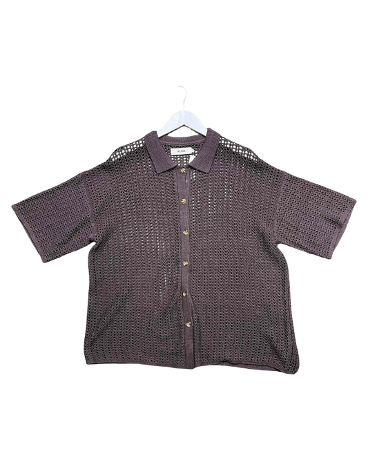 Size L | Kloke Crochet Knit Shirt