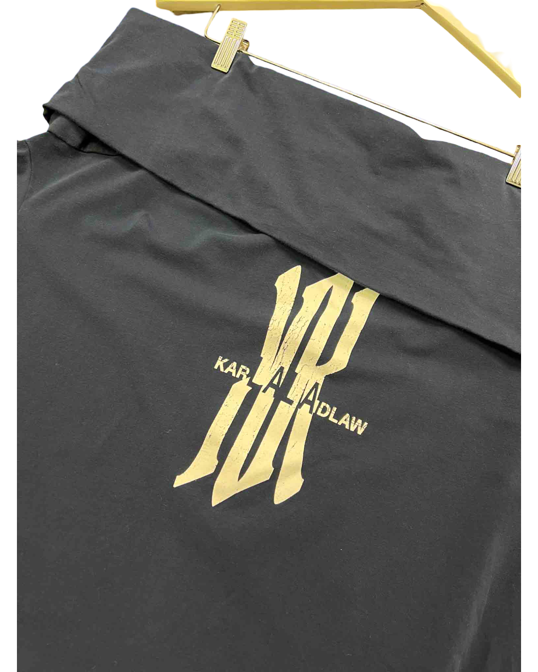 Size XL | Karlaidlaw Navy Off-Shoulder Top