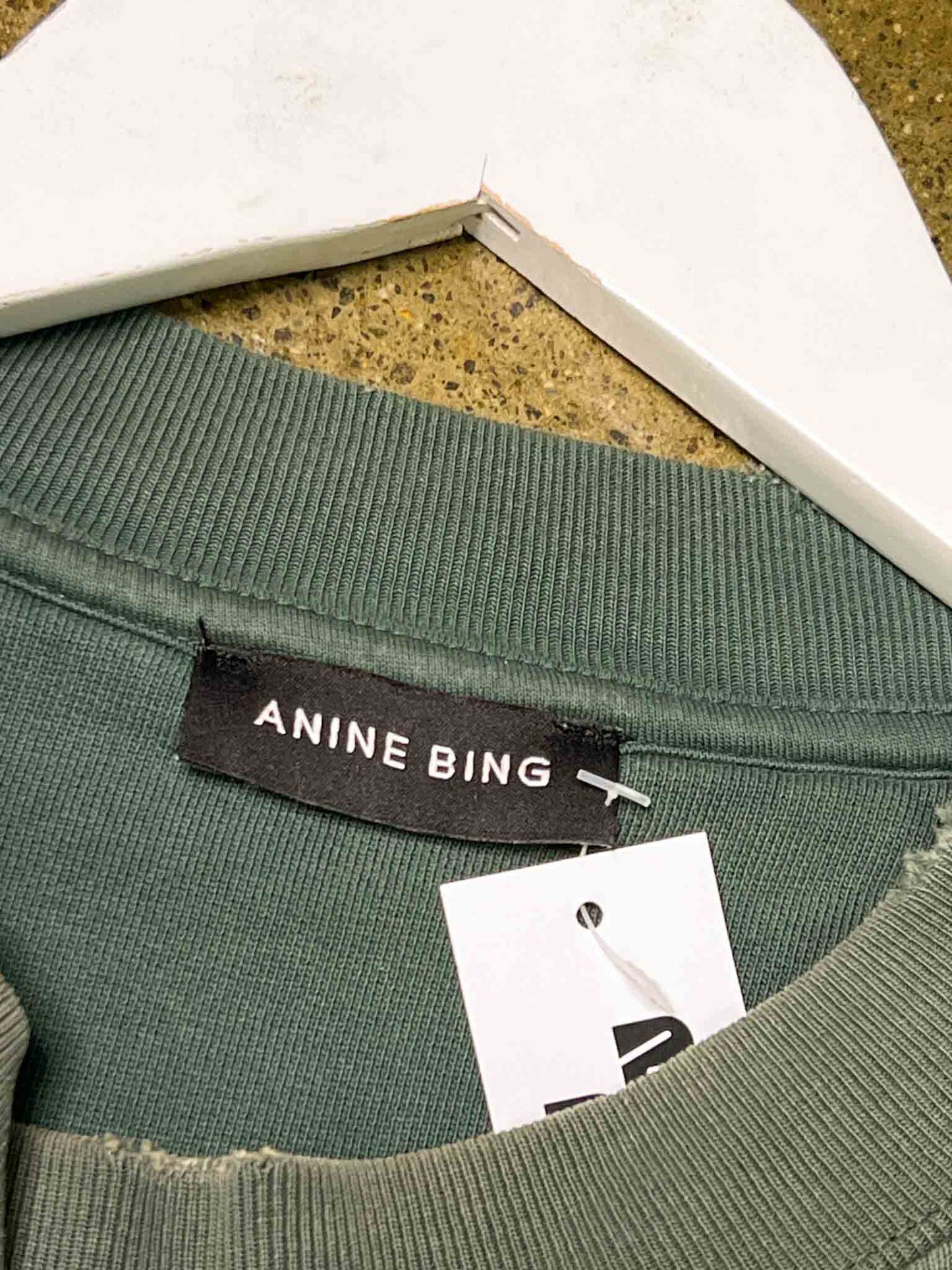 Size M | Anine Bing Jaci Sun Faded Organic Cotton Jumper